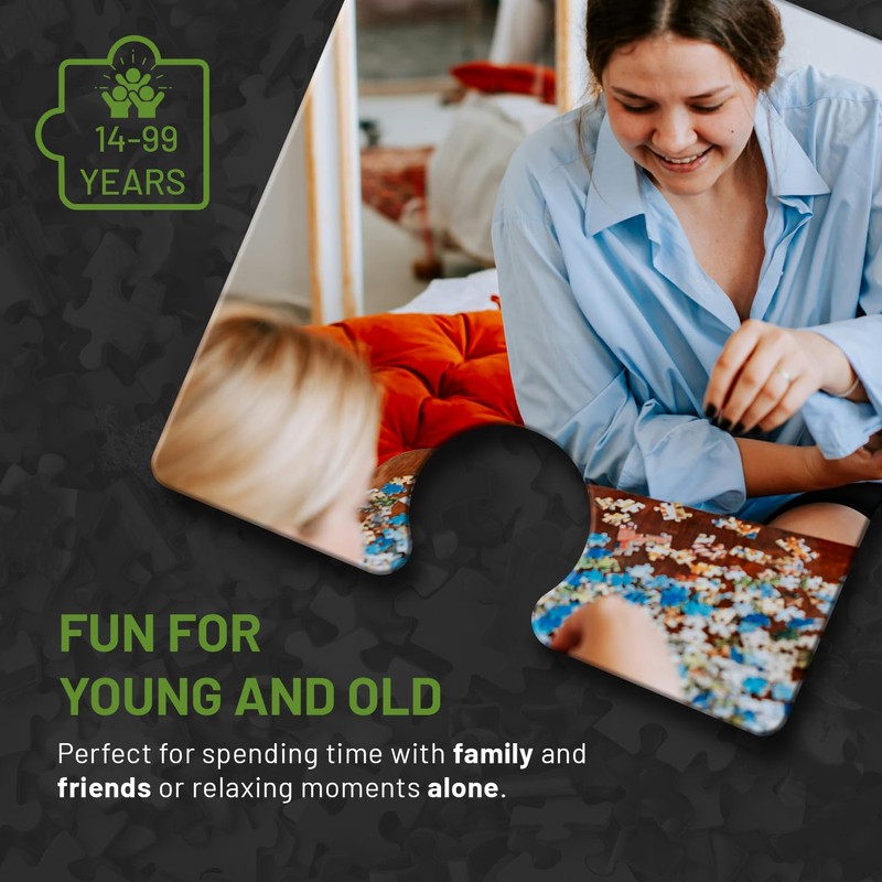 Misu Games Black Box Puzzle Without Template, Jigsaw Puzzles for