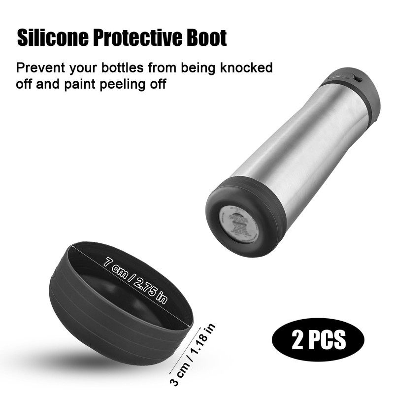 2pcs Silicone Water Bottle Boot for Contigo Ashland Chill 24oz,