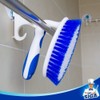 MR.SIGA Heavy Duty Scrub Brush with Comfortable Grip, Cleaning Brush