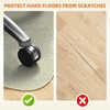 Office Chair Mat for Hardwood Floors 48"x36", Durable Non-Slip Large