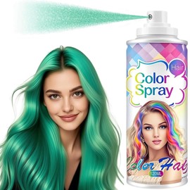 Green Hair Spray, Temporary Hair Color Spray for Kids Women Men, Green Hair Wax Dye, Temporary Hair Dye, Washable Hair Color Dye Pomades Natural Hair Dye for Party,Holloween,Cosplay(Green)