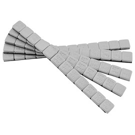 BikeMaster 5g Gray Square Wheel Weights 02-08450