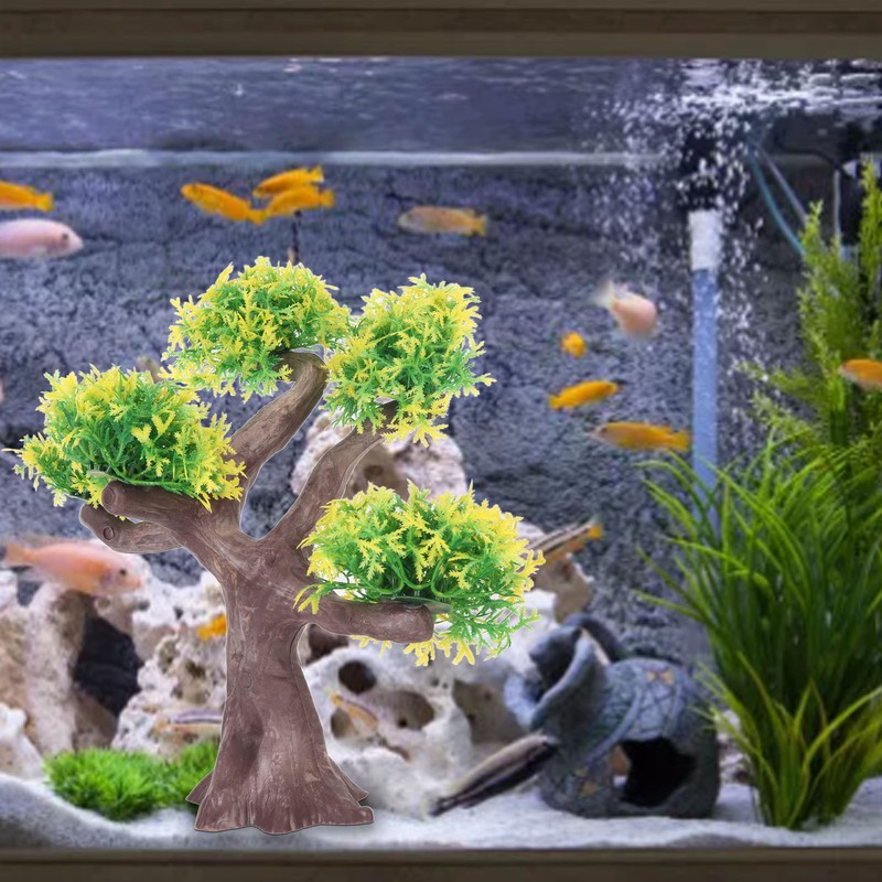 Artificial Fish Tank Plants Soft Safe Fade Resistant Aquarium Plants