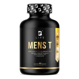 Mens T 90 Cápsulas Testosterona Con Fenogreco Y Zinc B Life Sin Sabor