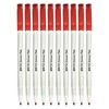 MERCURY Brito Felt Tip Colouring Pens, RED, Pack of 10,