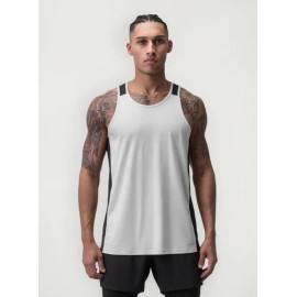 Camiseta Deportiva De Moda Masculina Sin Mangas Gym