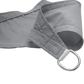 Green Bay Sun Shade Sail Outdoor Garden Patio Party Sunscreen Awning Canopy 98% UV Block Triangle Grey 2x2x2m