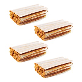 Runseaway 100Pcs 4" x 1/4" Tire Repair Plugs, Heavy Duty Rubber Tire Patch Strips for Tubeless Tires, Tire Repair Gum for Cars, ATVs, UTVs, Motorcycles, Wheelbarrows