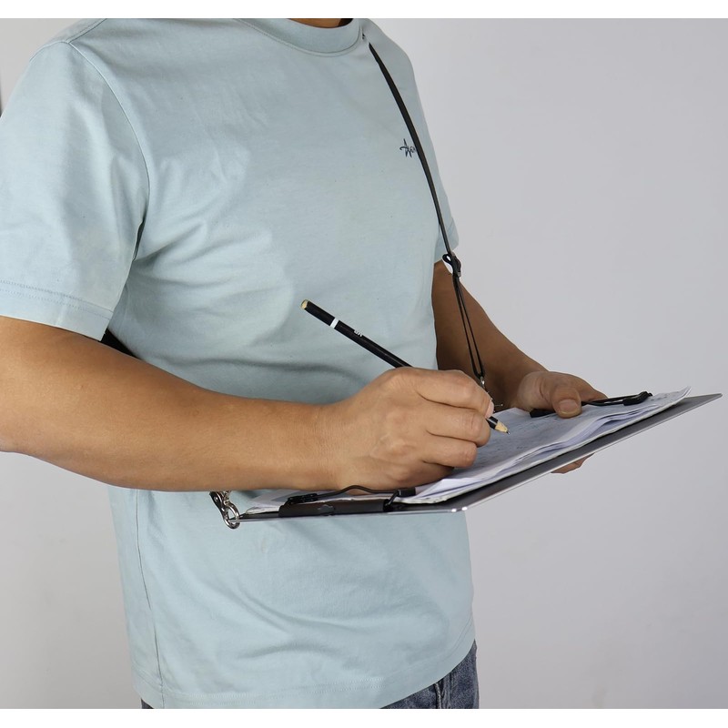 Aluminum Clipboard A4 Size (9.5" x 12.7") Two Clip Clipboards