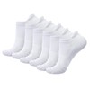 6 Pairs Ladies Mens Low Cut Breathable Ankle Trainer Socks