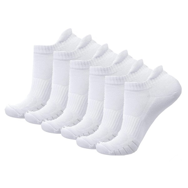 6 Pairs Ladies Mens Low Cut Breathable Ankle Trainer Socks