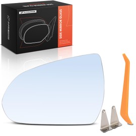 A-Premium Left Driver Side Heated Mirror Glass with Backing Plate Compatible with Hyundai Elantra 2017 2018 2019 2020 - Exterior Side View Flat Mirror