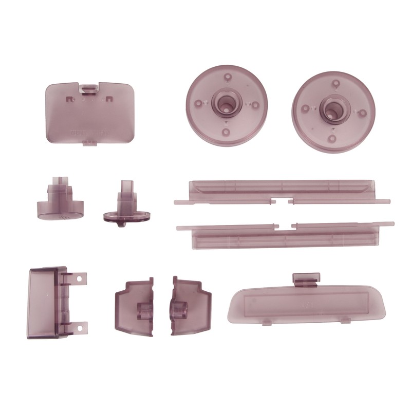 for N64 Translucent Case Replacement Retro Video Game Console Protective