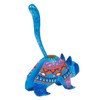 NOVICA Artisan Handmade Alebrije Sculpture Mexican Cat Blue Wood Mexico