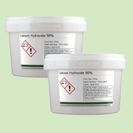 Calcium Hydroxide 95% 2 x 250g (500g) Including Delivery