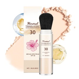 Powder Sunscreen - Scalp Sunscreen - Mineral Powder Sunscreens Brush - SPF 30 Mineral Suncream for Face - Matte Sun Protection Pow-der Brush - Scalp Spf - Lasting Lightweight Breathable