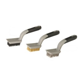 Silverline Medium Wire Brush Set 3pce 5 Row (596171)