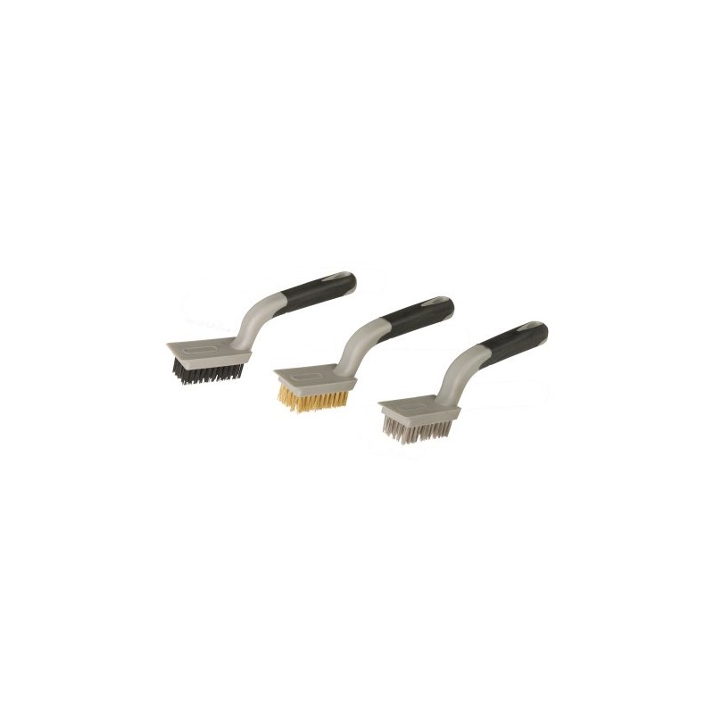Silverline Medium Wire Brush Set 3pce 5 Row (596171)