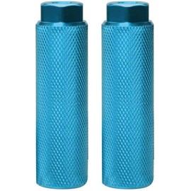 2 Pcs Amotor Bike Pegs Aluminum Alloy Anti-Skid Lead Foot Bicycle Pegs BMX Pegs for Mountain Bike Cycling Rear Stunt Pegs Fit 3/8 inch Axles Bike Pegs Accessories Bmx Bike