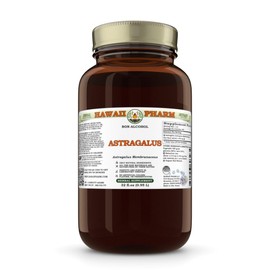 Astragalus (Astragalus Membranaceus) Dry Root Glycerite, Made in Hawaii, Organic Raw Materials, All Natural, Vegan, Lab Tested Alcohol-Free Liquid Extract - 32 fl.oz