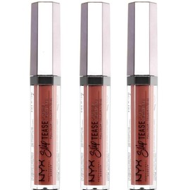 Pack of 3 NYX Slip Tease Full Color Lip Lacquer, Urban Oasis STLL22