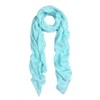 Solid Color Stars Print Stardust Glitter Scarf, Mint