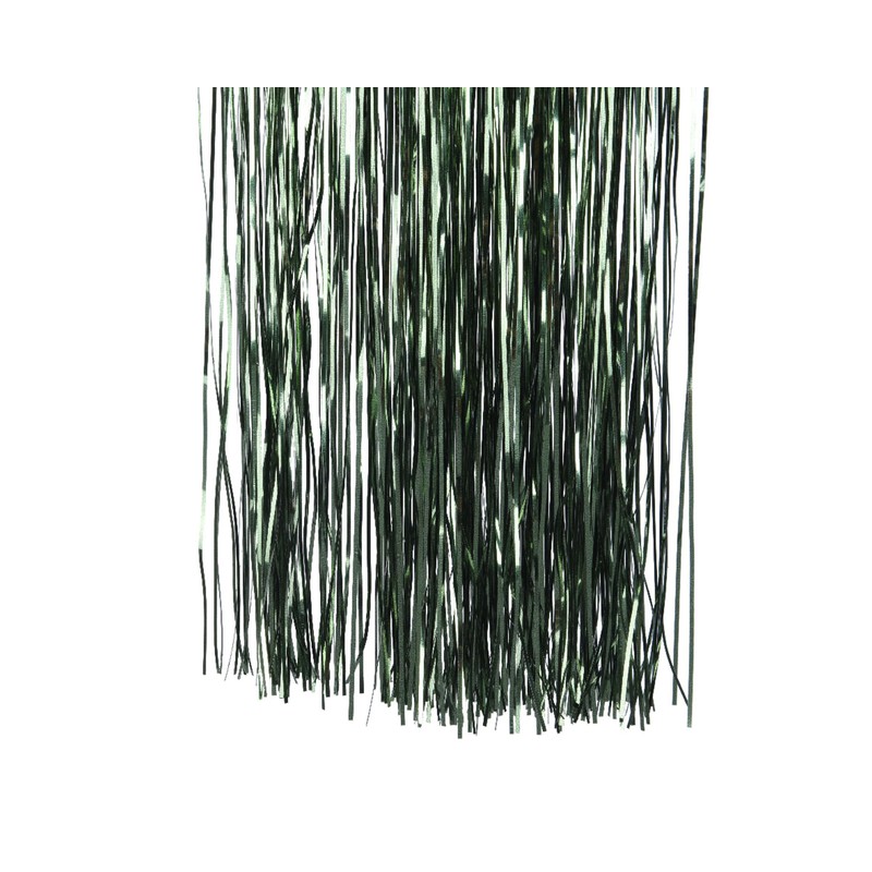 Shop4allsorts Set Of 4 Pine Green Lametta Foil Tinsel Garland