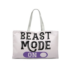 Le Jardin du Lin Printed Shopping Bag, Foldable, Fabric Bag with Two Long Handles, Size: 47 x 42 cm