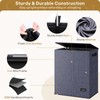 SOLEDI Large Double Laundry Hamper with Lid, Collapsible Clothes Hamper