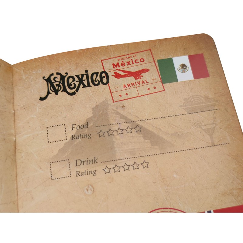 Drinking Around The World Passport With Cover, Pen & Lanyard