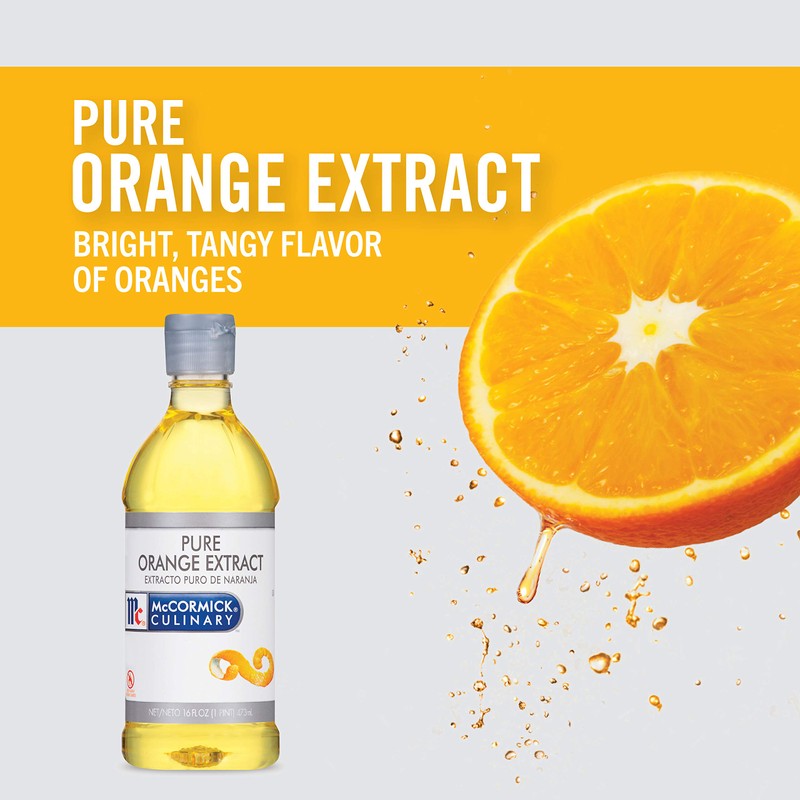 McCormick Culinary Pure Orange Extract, 16 fl oz - One