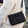 VITAFELICE SIB-20031z Women's Quilted Nylon Shoulder Bag (Black)