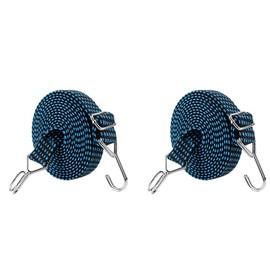 YAPJEB Cargo Elastic Strap, Elastic Strap, Luggage Fastening Straps, Prevents Loads from Collapse, Includes Hooks, 3.6 ft (1 m), 2.8 ft (3 m), Load Tightening Belt, Freely Stretchable, Strong,