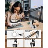 10X & 5X Magnifying Glass with Light, Ultra Long Swing