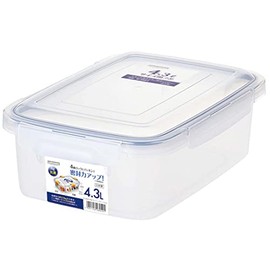 Iwasaki Industrial Storage Container, Antibacterial, Smart Lock, Jumbo Case, 4.3 B-2894 KN, Made in Japan