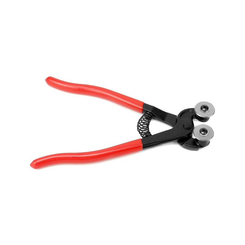 QWORK Heavy Duty Glass Tile Nippers - 8 Inch Wheeled