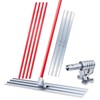 48"x8" Bull Float Kit Magnesium Bull Float for Concrete Finishing