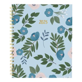 Blueline® 2025 Azure Weekly/Monthly Planner, 12 Months, January to December, Gold Twin-Wire Binding, 11" x 8.5", Bilingual (C38110B.01-25)