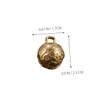 LALAFINA 2Pcs Retro Brass Bell Pendants for DIY Crafts Unique