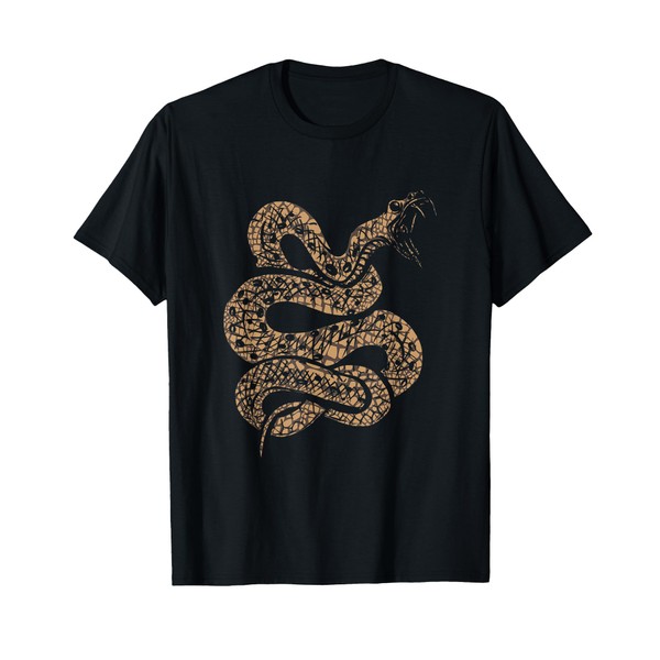 King Cobra Hissing Distressed Snake Lover Gift T-Shirt