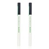 Innisfree 이니스프리 납작 아이브로우 펜슬 0.3g 2호 깜깜한 밤하늘 블랙 2개 Innisfree Flat Eyebrow Pencil 0.3g #2 Dark Night Sky Black (Set of 2)