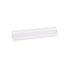 CRL Co-Extruded Clear Bottom Wipe with Drip Rail for 1/2"