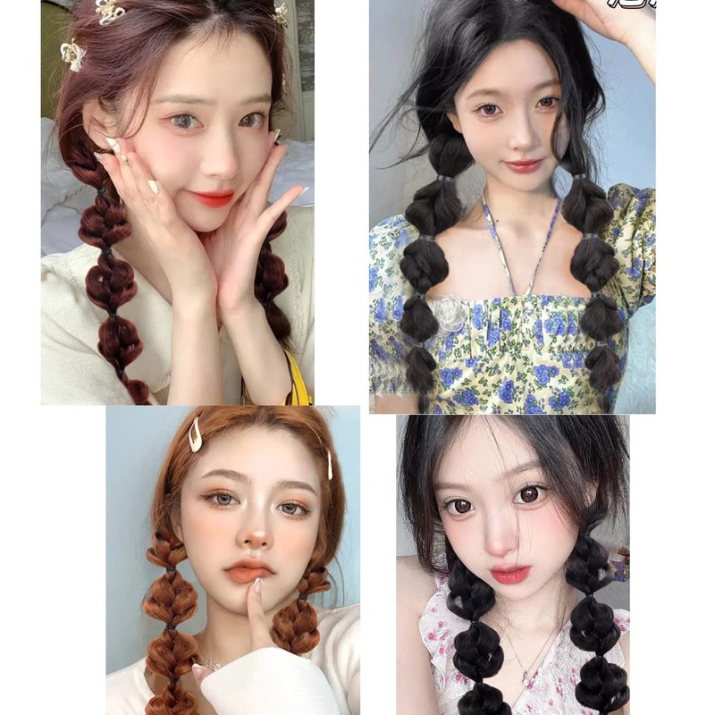 Bubble Lantern Hair Extensions Braid Color Extensions Braid Daughter Dance