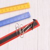 sourcing map 3pcs Whiteboard Magnetic Ruler 29cm Metric Blackboard Straight