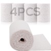 Falling in Art Plaster Cloth Rolls, 500gsm Plaster Strip, Plaster Gauze Bandages for Craft Projects, Mask Making, Belly Casts, Body Molds, 4inch x180inch, 4 Pack