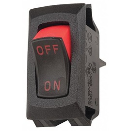 Carling Technologies RA911-VB-B-1-V Rocker Switch, Spst, 2 Connections