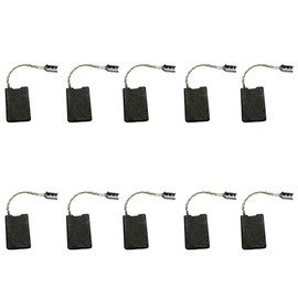 SUPERTOOL Motor Carbon Brushes - 10pcs Various Size Electric Replacement Motor Carbon Brushes for Power Tool