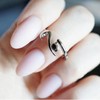 ellifam Cat RIng | Minimalistic Kitten Open Ring - Adjustable