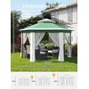 Garvee Pop Up Gazebo Screen Tent, Hexagonal Instant Gazebo Tent
