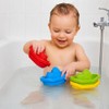 Barchette da Bagno Colorate, Set da 5 Pezzi, Impilabili e